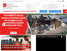 Tablet Screenshot of acn-mexico.org